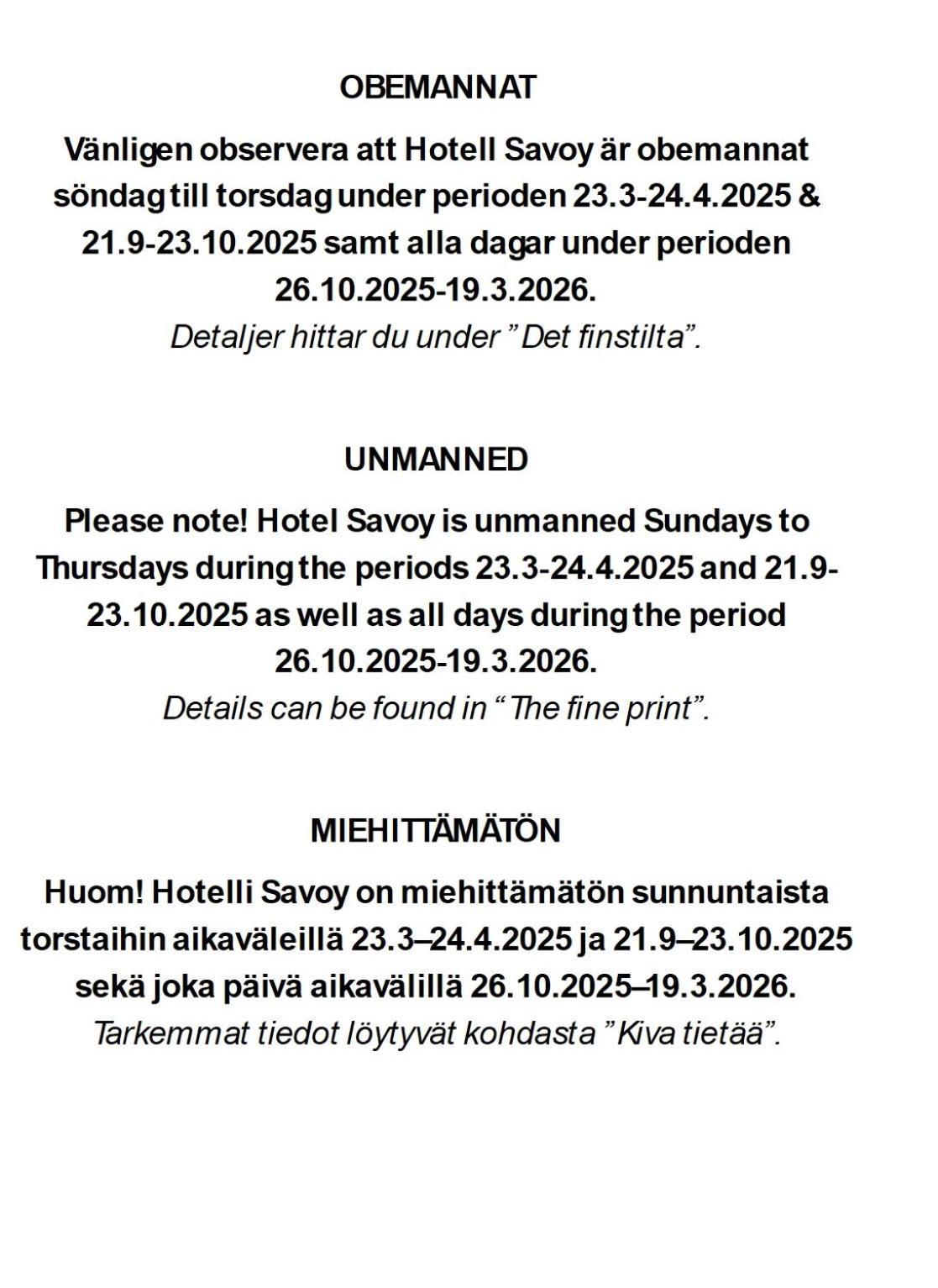 מאריהמן Hotel Savoy מראה חיצוני תמונה